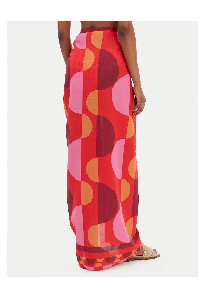 Pareo  bumbac, portocaliu, One Size INTL