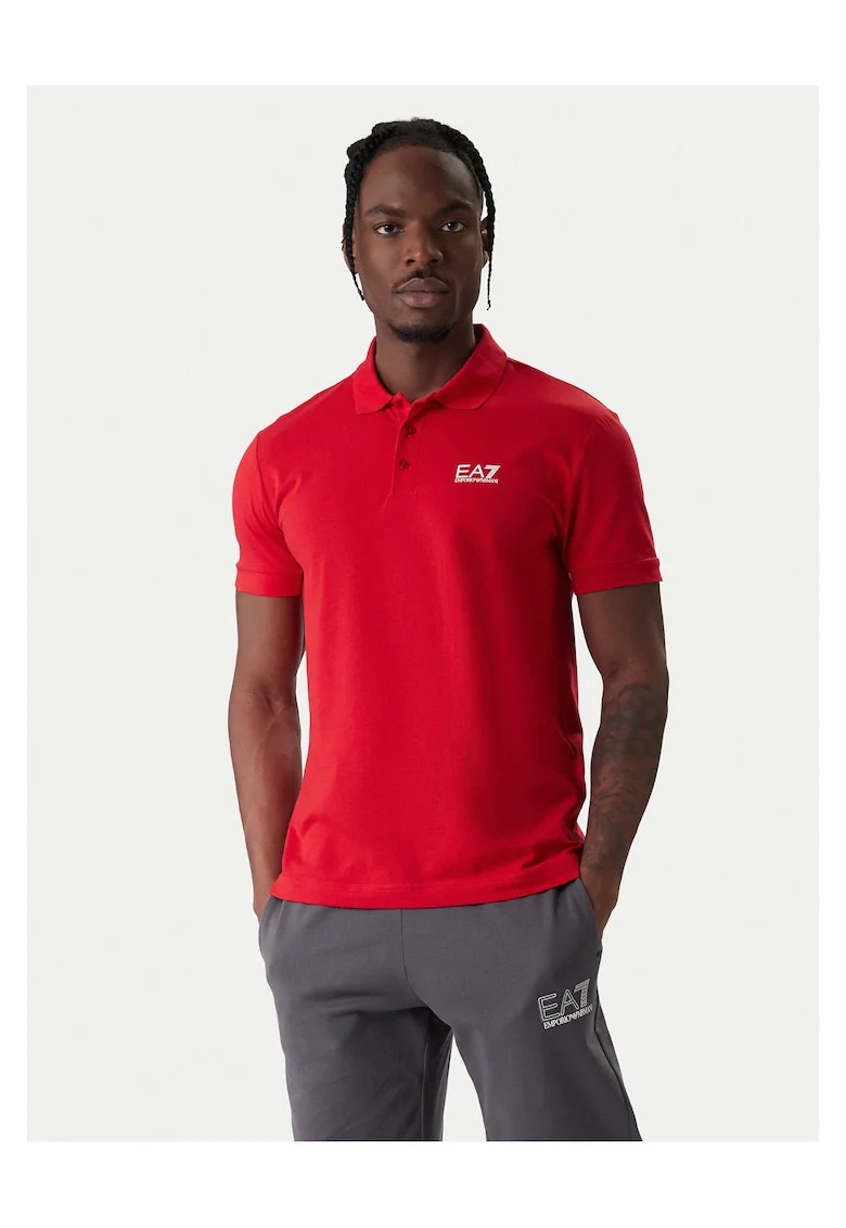 Tricou barbati,  bumbac, rosu, 95% bumbac, 5% elastan, Rosu