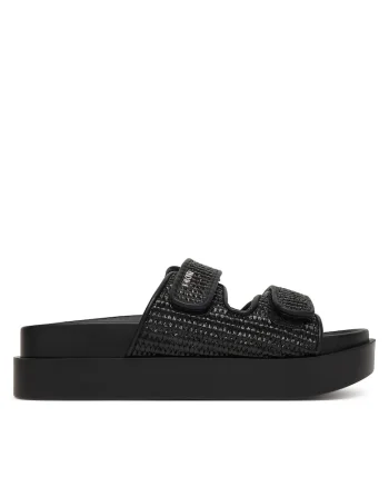 Papuci dama  K2691150, flatform, negru