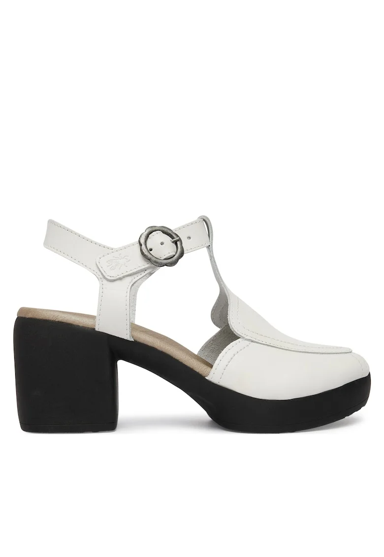 Sandale dama,  piele naturala, albe