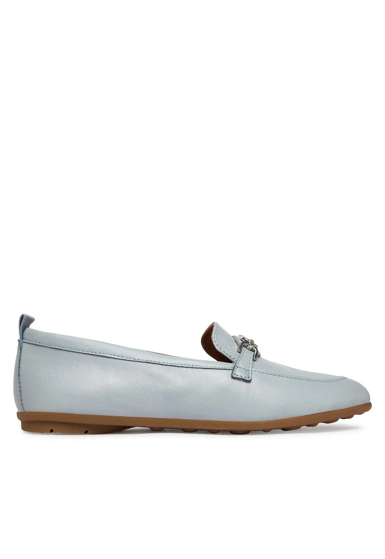 Mocasini dama,  piele naturala, albastru