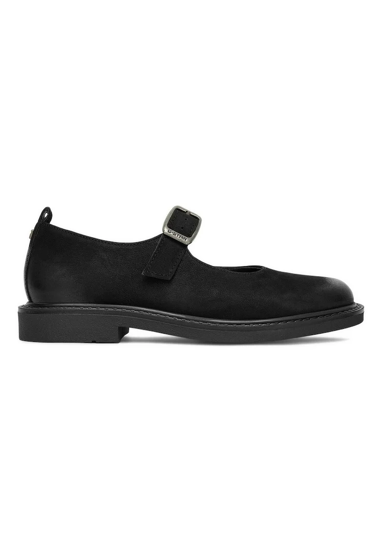 Balerini dama,  Piele naturala, Negru