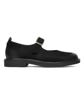 Balerini dama,  Piele naturala, Negru