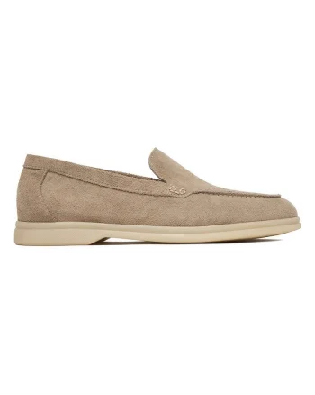 Mocasini dama,  piele naturala, bej