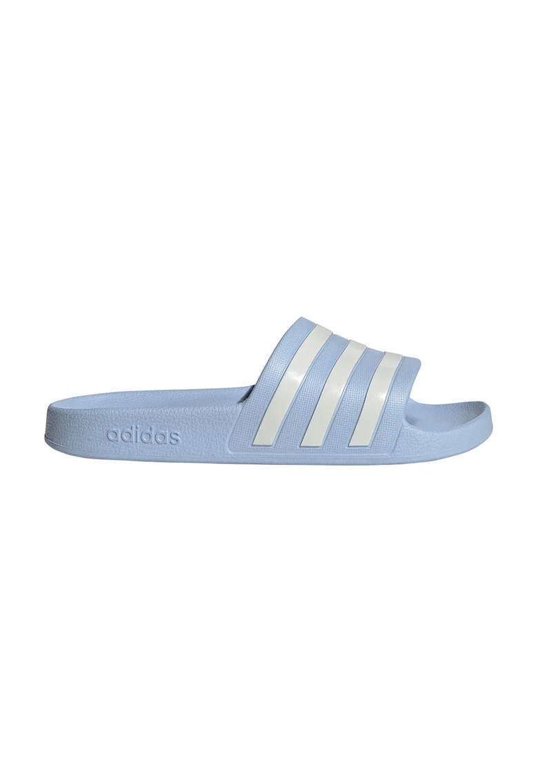 Papuci Adilette Aqua, Alb/Albastru deschis