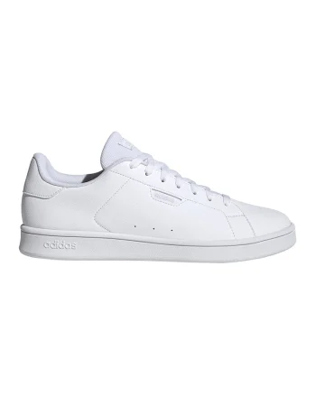 Pantofi sport Urban Court de piele ecologica, Alb optic