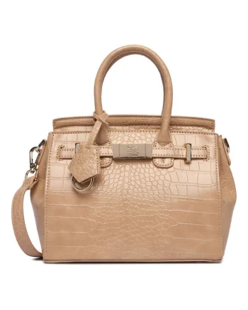 Geanta dama,  croco, bej, One Size INTL