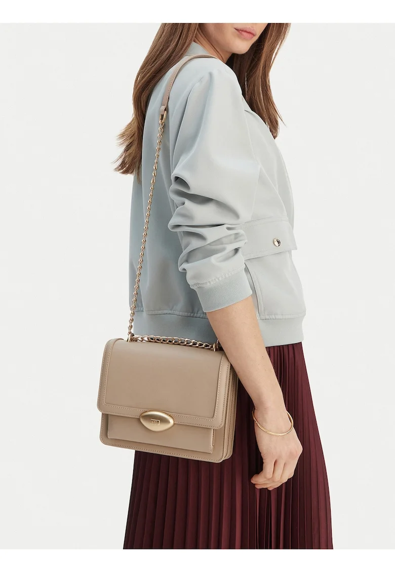 Geanta dama,  tkanina, bej, One Size INTL