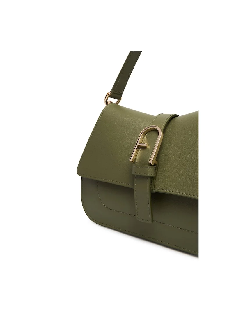 Geanta dama,  piele naturala, verde, One Size INTL