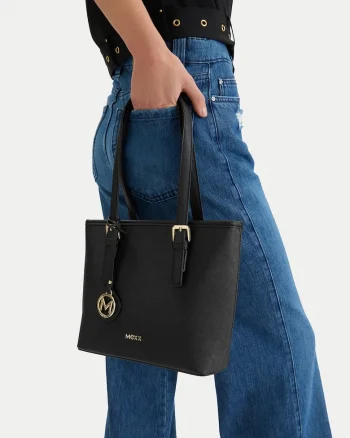 Geanta dama,  tkanina, negru, One Size INTL