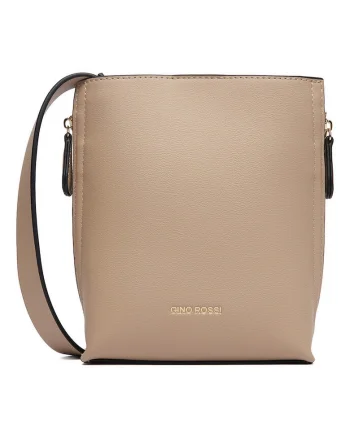 Geanta dama,  tkanina, bej, One Size INTL