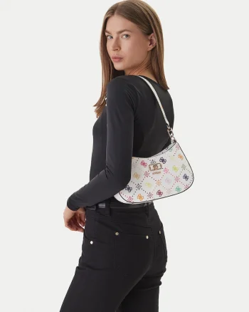 Geanta dama,  alb, piele ecologica, One Size INTL