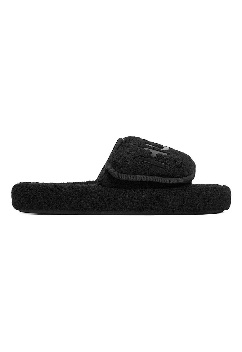Papuci pentru dama,  Textil, Negru