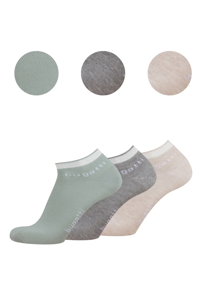 Sosete Scurte Barbati  Set 3 Perechi, 6138, Verde