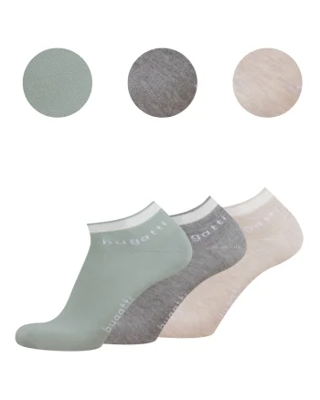 Sosete Scurte Barbati  Set 3 Perechi, 6138, Verde