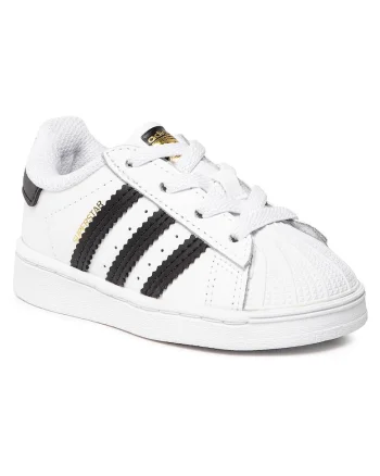 Pantofi sport copii,  Superstar, durabili, confortabili, alb, piele naturala