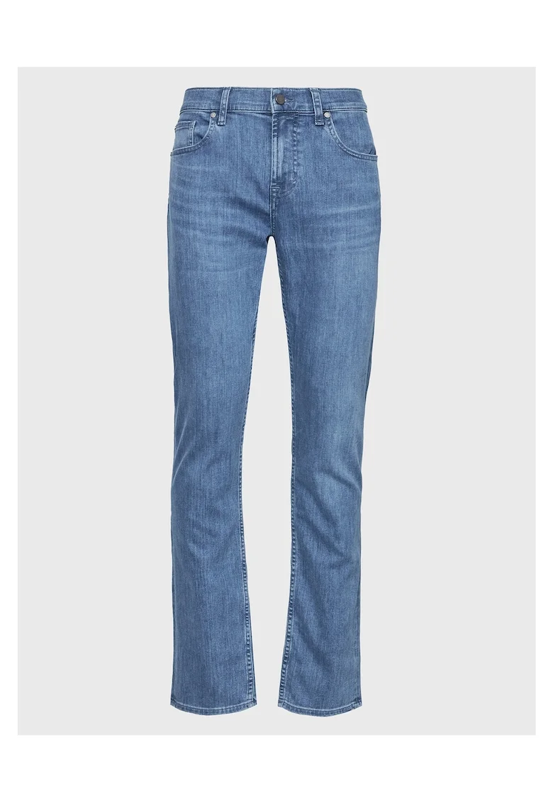Blugi barbati,  slim fit, albastru, bumbac, 33