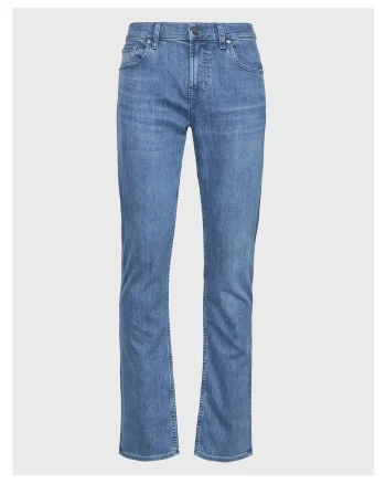 Blugi barbati,  slim fit, albastru, bumbac, 33