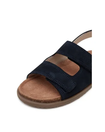 Sandale copii,  piele naturala, bleumarin, inchidere velcro,