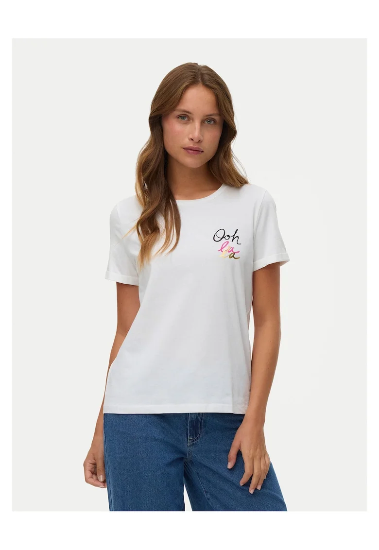Tricou femei  bumbac organic, alb