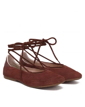 Balerini 8Z0123 L152,  Piele naturala, Maro