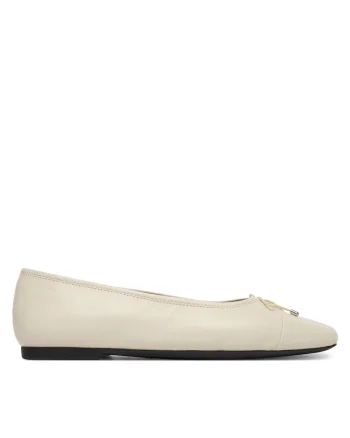 Balerini 5508-101-02,  Piele naturala, Bej