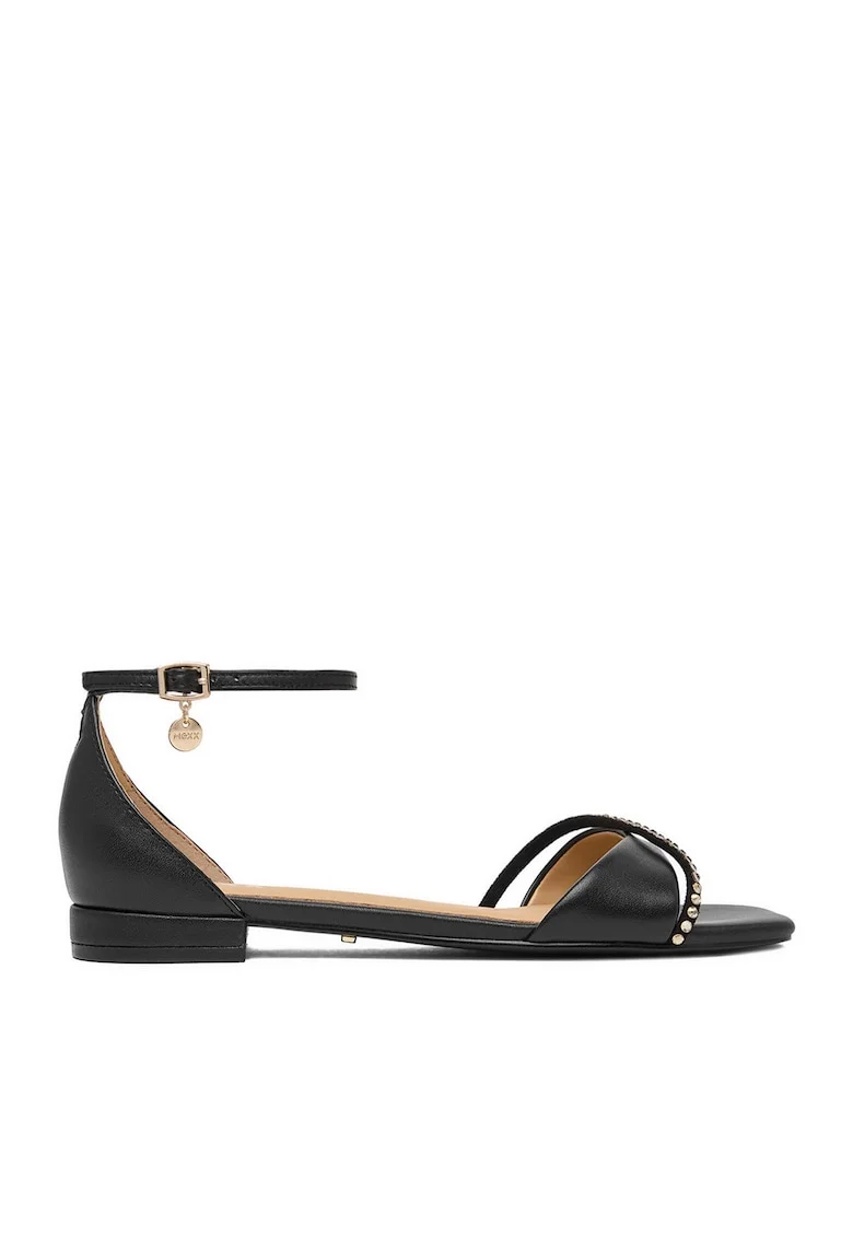 Sandale dama,  piele naturala, negre