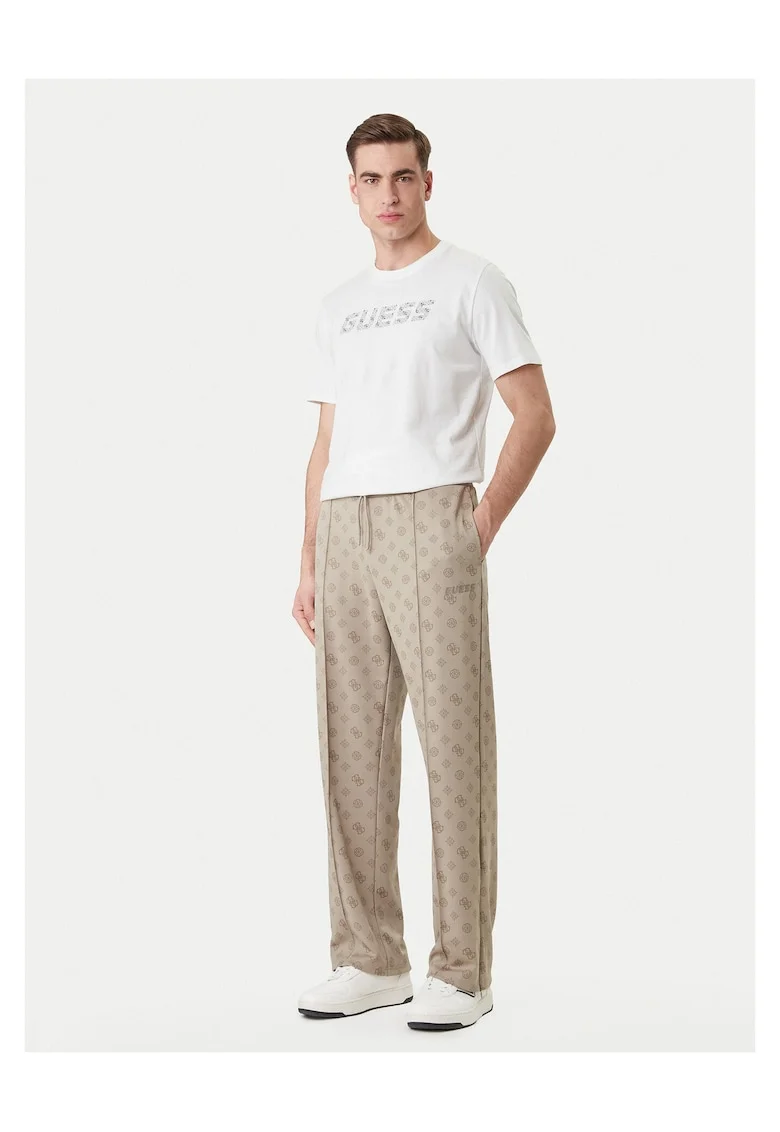 Pantaloni de trening barbati,  poliester, bej,