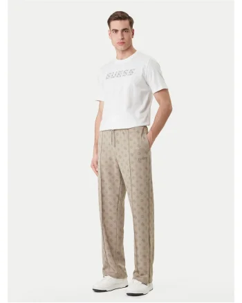 Pantaloni de trening barbati,  poliester, bej,