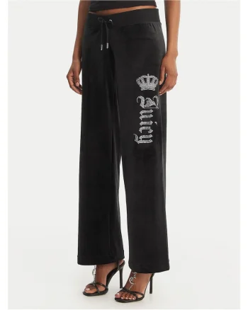 Pantaloni dama,  poliester, negru,