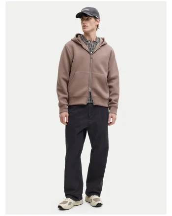 Pantaloni barbati,  din bumbac organic, fermoar, negru