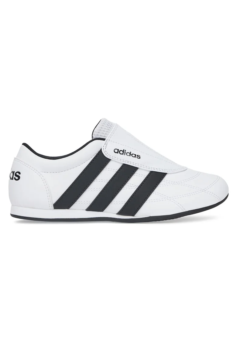 Tenisi dama,  piele ecologica, alb, set de adidasi