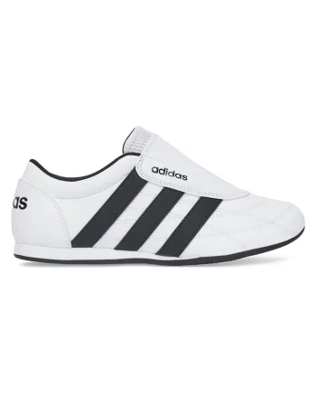 Tenisi dama,  piele ecologica, alb, set de adidasi