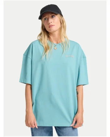 Tricou dama,  lejer, turcoaz, bumbac