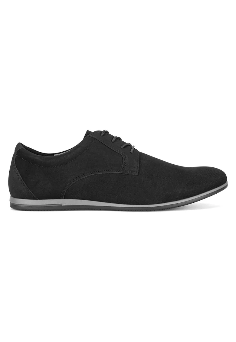 Pantofi barbati,  clasic, confortabil, negru, material sintetic