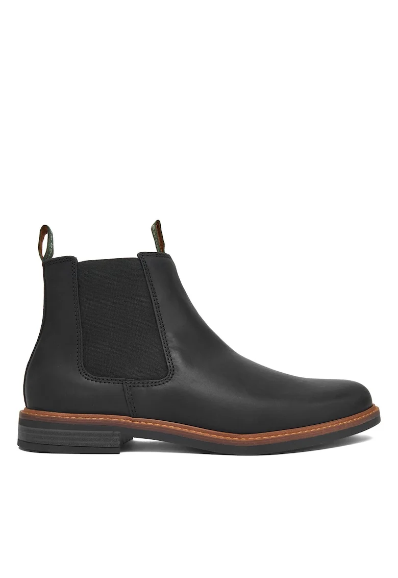 Ghete barbati  model Farsley, piele naturala, negru, Negru