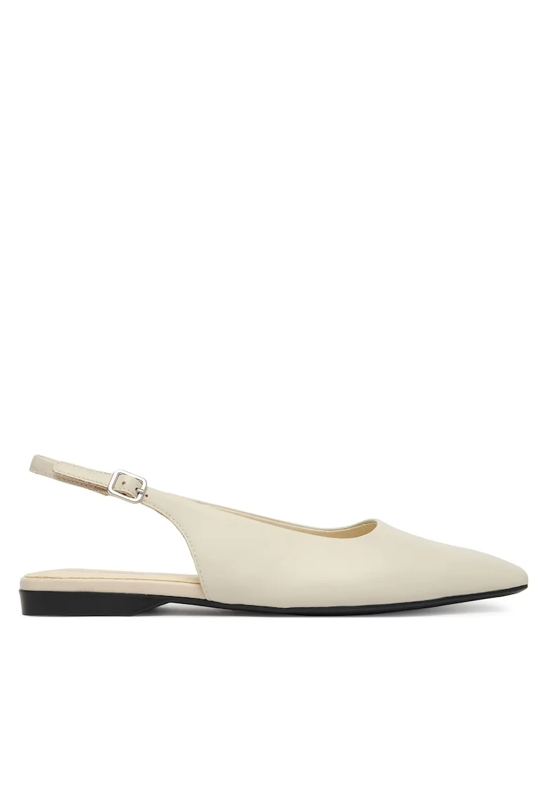 Balerini 5907-201-02,  Piele naturala, Bej,