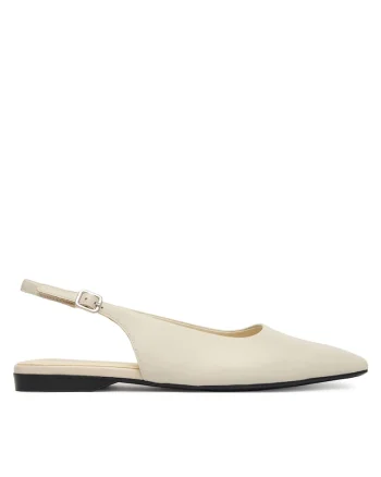 Balerini 5907-201-02,  Piele naturala, Bej,