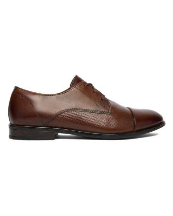 Pantofi barbatesti,  piele naturala, maro