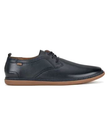 Pantofi barbati,  piele naturala, albastru, confortabil,