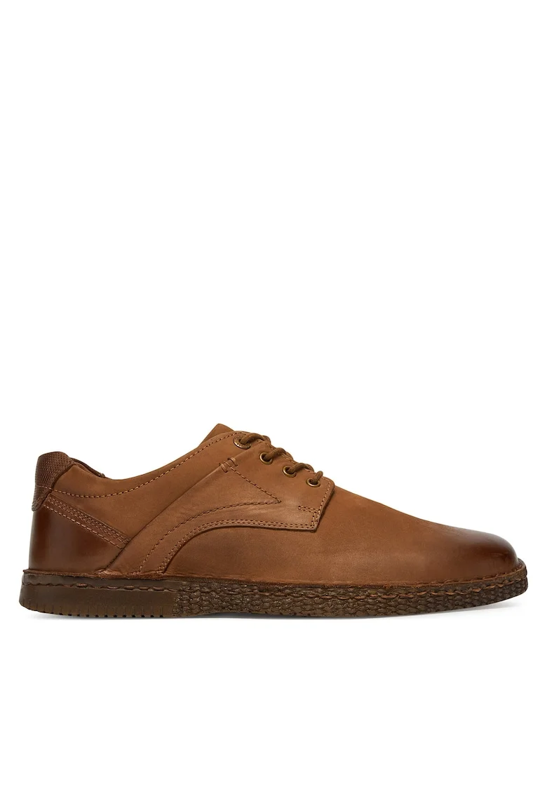 Pantofi barbati,  piele naturala, maro,