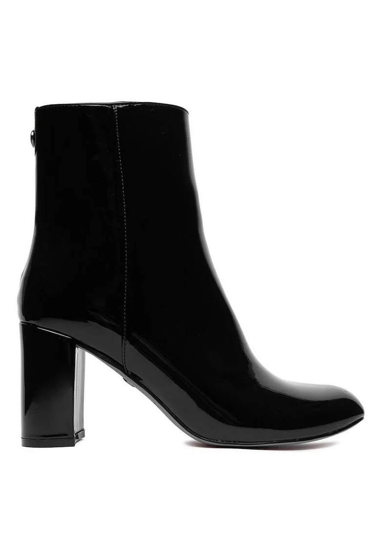 Botine femeie,  textil, negru,