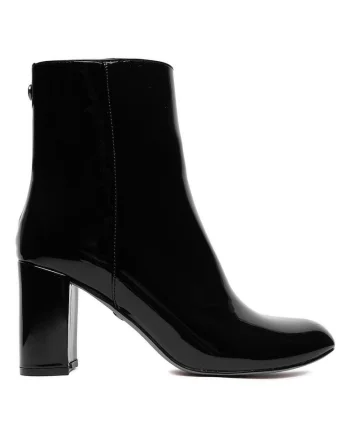 Botine femeie,  textil, negru,