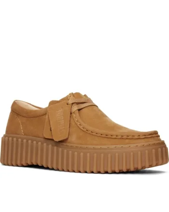 Mocasini de piele Torhill, Bej