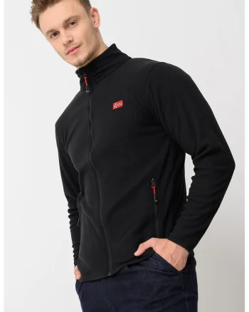 Bluza de trening slim fit cu fermoar Ulysse