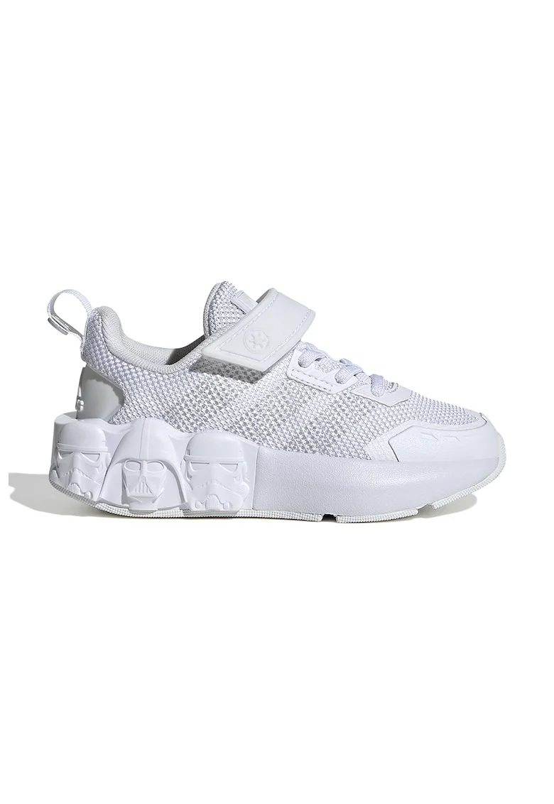Pantofi sport cu inchidere velcro pentru alergare Star Wars, Alb optic
