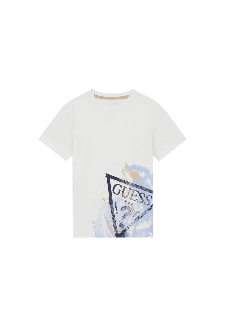 Tricou copii, bumbac 100%, alb, Alb