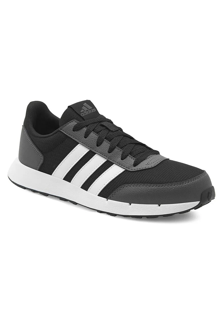 Tenisi dama,  sintetic, negru, talpa plata, tehnologie Cloudfoam, Negru