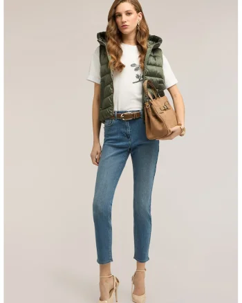 Blugi slim-fit, Albastru deschis melange