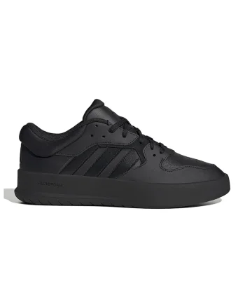 Pantofi sport de piele Court 24, Negru stins
